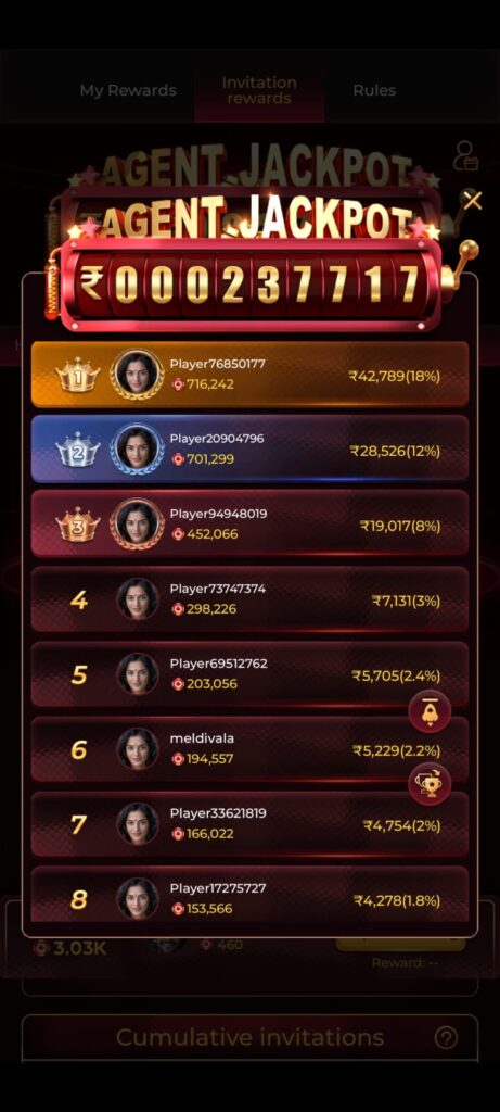 IN7 Bonus rewards page featuring promotional offers, welcome rewards, event campaigns, and modern Android gaming interface.